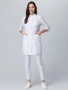 фото халат женский симпл-001 (тк.смесовая,120) medline, белый