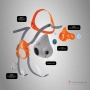 фото полумаска jeta safety 6500 с обтюратором из силикона (без фильтров)
